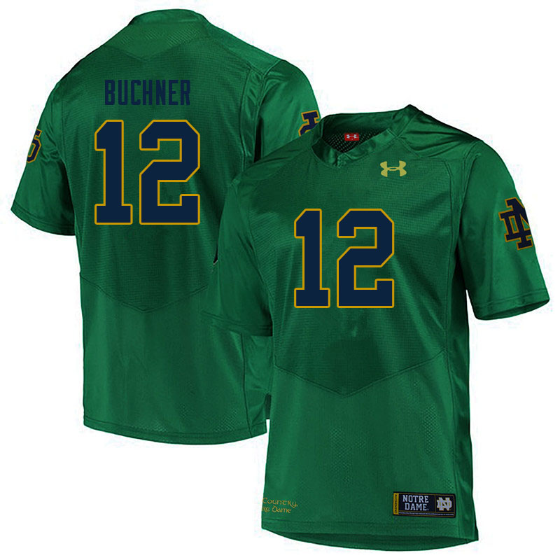 Men #12 Tyler Buchner Notre Dame Fighting Irish College Football Jerseys Sale-Green